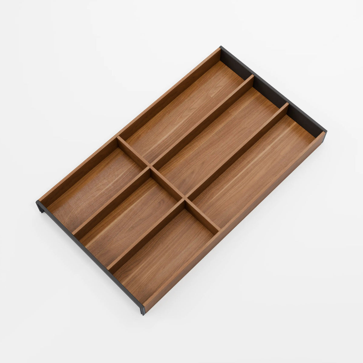 AMBIA-LINE Besteckkasten Holz (30 cm) Besteck Blum Tennessee Nuss 52.2