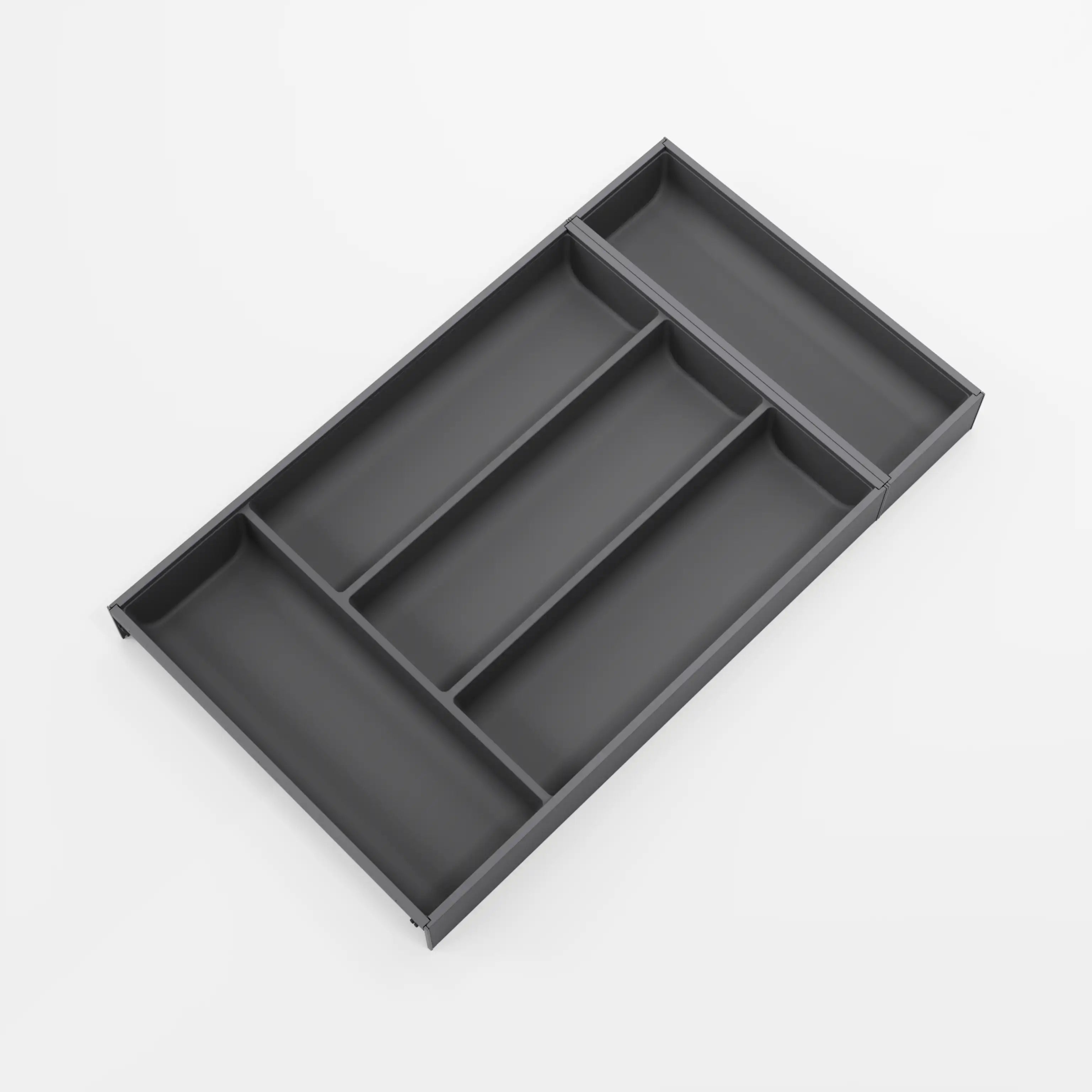 AMBIA-LINE Besteckkasten Stahl Soft-Touch (30 cm) Besteck Blum Oriongrau 52.2