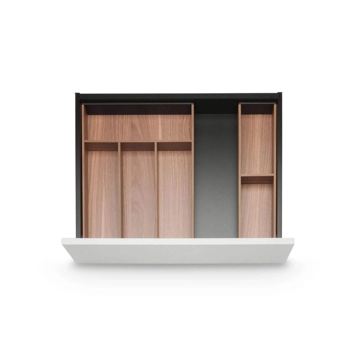 CLASSICduo Holz. Besteckkasten & Rahmen Bundle (40 cm) Bundle Blum Tennessee Nuss 42.2