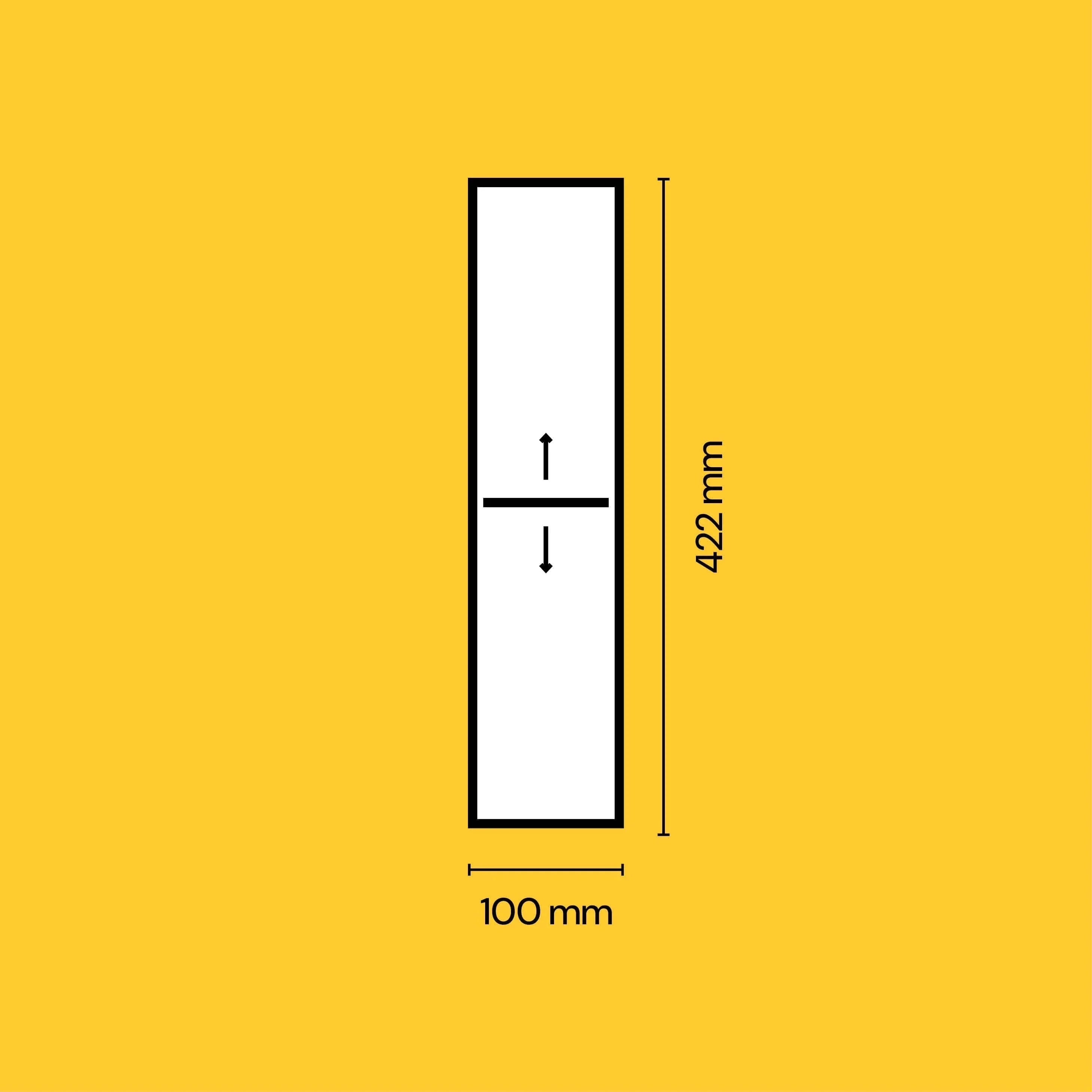 AMBIA-LINE Schubladeneinsatz Holz (10 cm) Rahmen Blum